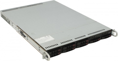  SuperMicro 1U 1028R-TDW (LGA2011-3, C612, WIO,SVGA, SATA RAID, 8xHS  SAS/SATA, 2xGbLAN,  16DDR4,  600W)  