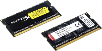  Kingston HyperX <HX321LS11IB2K2/16> DDR3 SODIMM 16Gb KIT 2*8Gb <PC3-17000> CL11 (for NoteBook)  