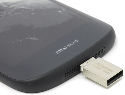  ADATA Choice UC330 <AUC330-32G-RBK> USB2.0/USB micro-B OTG Flash Drive 32Gb  