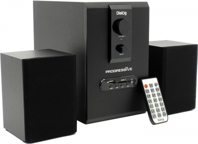   Dialog Progressive AP-150 <Black> (22.5W +Subwoofer 5W, , SD, USB,  ,  FM)  