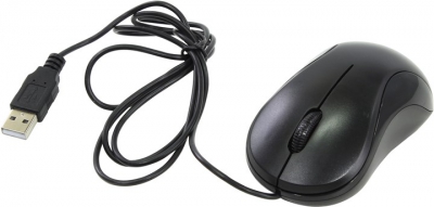  OKLICK Optical Mouse <115S> <Black> (RTL) USB 3btn+Roll,    <711636>  