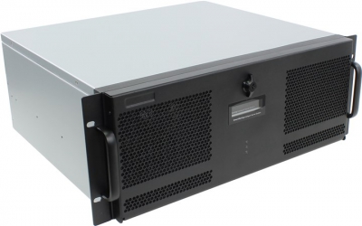  Server Case 4U Procase <GM438D-B-0> Black, ATX,  , LCD display  