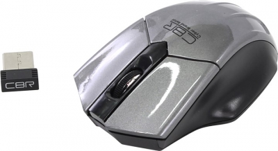  CBR Wireless Mouse <CM677 Grey> (RTL) USB 3but+Roll,  ,    