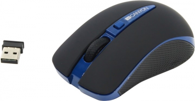  CANYON Wireless Optical Mouse  <CNS-CMSW6Bl> (RTL)  USB  4btn+Roll  