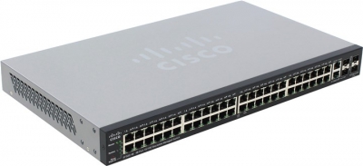  Cisco <SF500-48-K9-G5>  (48UTP 10/100Mbps +  2Combo 1000BASE-T/SFP  +  2SFP)  