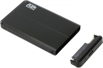  AgeStar <3UB2O8-Black> (EXT BOX    2.5" SATA HDD, USB3.0)  
