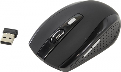  OKLICK Wireless Optical Mouse <455MW> <Black>  (RTL) USB  6btn+Roll  <945818>  