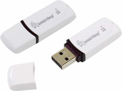  SmartBuy Paean <SB32GBPN-W> USB2.0  Flash Drive  32Gb  (RTL)  