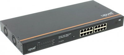  UPVEL <UP-316FEW> 16-port PoE+ Web Smart Fast Ethernet Switch (16UTP  10/100Mbps  PoE)  
