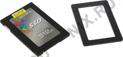  SSD 512 Gb SATA 6Gb/s ADATA Premier SP600 <ASP600S3-512GM-C>  2.5"  MLC  