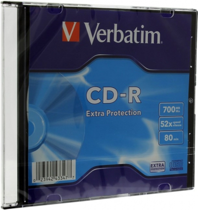  CD-R Verbatim 700Mb 52x speed <43347/43415>  