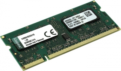  Kingston DDR2 SODIMM  1Gb <PC2-5300> 1.8v 200-pin  (for  NoteBook)  