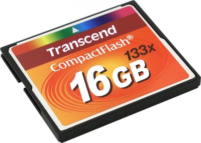  Transcend <TS16GCF133> CompactFlash Card 16Gb 133x  