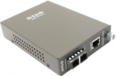  D-Link <DMC-810SC> 1000Base-T to 1000Base-LX Media Converter (1 UTP,  1SC,  SM)  