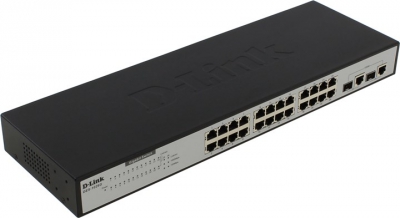  D-Link <DES-1026G> Gigabit E-net Switch (24UTP 10/100Mbps, 2  UTP  10/100/1000Mbps)  