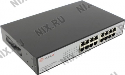  MultiCo <EW-516IW> NWay Fast E-net Switch 16-port Web Smart Management (16UTP, 10/100Mbps)  