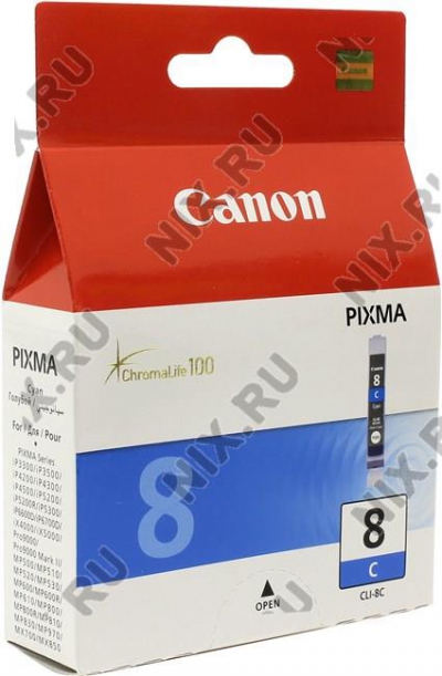   Canon CLI-8C Cyan  PIXMA  IP4200/5200(R)/6600D,  MP500/800  
