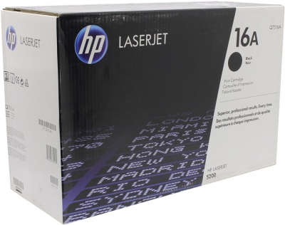   HP Q7516A (16A) BLACK  HP LJ  5200    