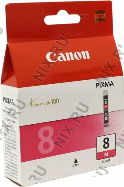   Canon CLI-8M Magenta   PIXMA  IP4200/5200/6600D,  MP800  