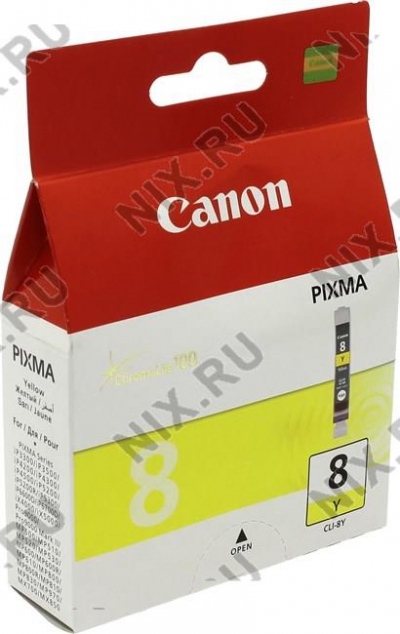   Canon CLI-8Y Yellow  PIXMA  IP4200/5200(R)/6600D,  MP500/800  