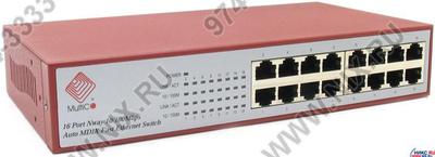  MultiCo <EW-416R> NWay Fast E-net Switch  (16UTP,  10/100Mbps)  