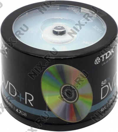  DVD+R Disc TDK   4.7Gb  16x  <.  50 >      