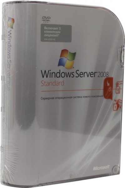  Microsoft Windows Server 2008 32bit/x64   .(BOX)  <5  >  
