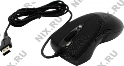  A4Tech Game Laser Mouse <XL-730K-Black>  (3600dpi) (RTL)  USB  7btn+Roll  