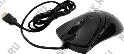  A4Tech Game Optical Mouse <X-748K-Black> (3200dpi) (RTL) USB 7btn+Roll  