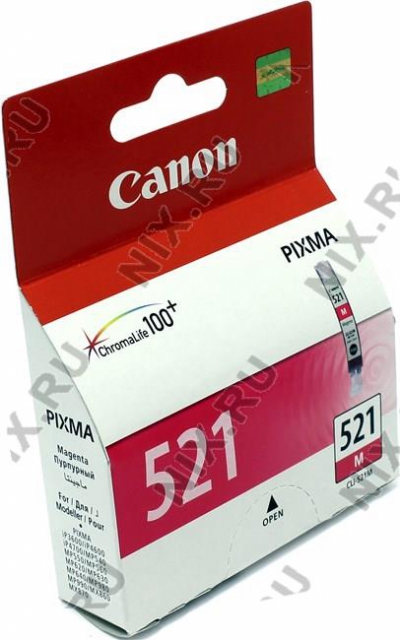   Canon CLI-521M Magenta   PIXMA  IP3600/4600,  MP540/620/630/980  