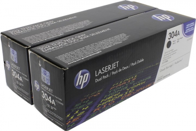   HP CC530AD (304A) Dual Pack Black  HP  Color LaserJet  CP2025,  CM2320mfp  