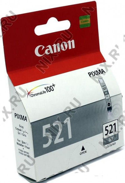   Canon CLI-521GY Gray   PIXMA  MP980  