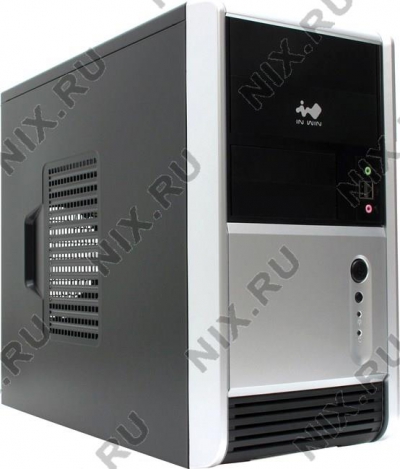  Minitower INWIN EMR006 <Black-Silver> MicroATX 450W  (24+4+6)  <6100453/6025205  