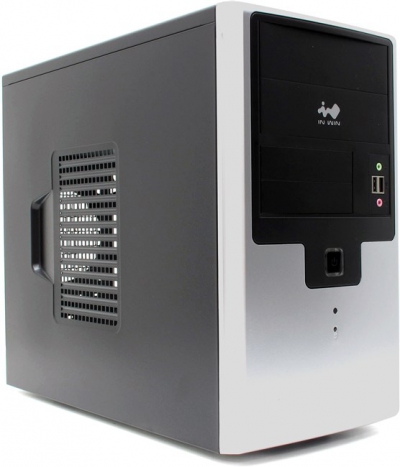  Minitower INWIN EMR009 <Black&Silver> Micro ATX 450W  (24+4+6)  <6100454/6025208>  