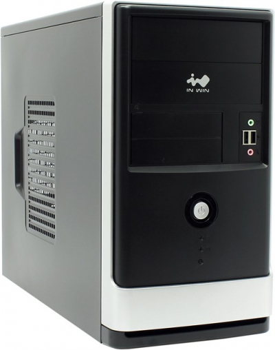  Minitower INWIN EMR002 <Black&Silver> MicroATX 450W (24+4+6) <6101404/6053543/6105854>  
