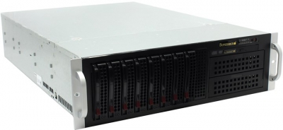  Server Case SuperMicro <CSE-835TQ-R800B> Black 8xHotSwap SAS/SATA, DVD, E-ATX 800W HS 3U RM  