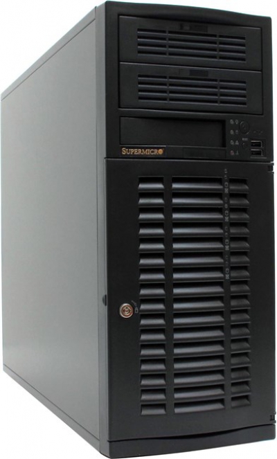  Server Case SuperMicro <CSE-733TQ-665B>Black 4xHotSwap SAS/SATA,  E-ATX 665W      