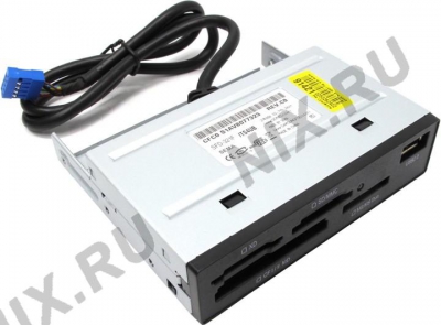  Sema <SFD-321F/TS4UB Black>3.5" Internal USB2.0  CF/MD/xD/MMC/SD/MS(/Pro/Duo)Card  Reader/Writer+1portUSB2.0  