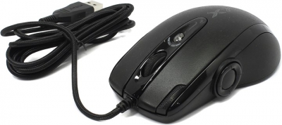  A4Tech Game Laser Mouse <XL-755BK-Black> (3600dpi) (RTL)  USB  10btn+Roll  