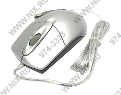  A4Tech Optical Mouse <OP-720-Silver(3)> (RTL) USB 3btn+Roll  