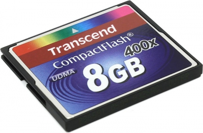  Transcend <TS8GCF400> CompactFlash Card  8Gb  400x  