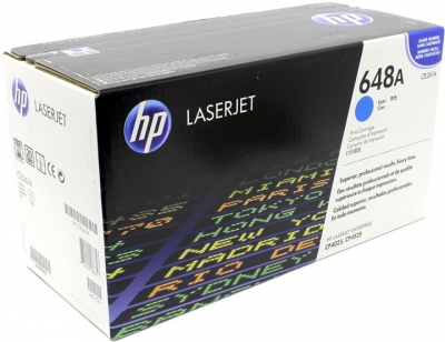   HP CE261A (648A) Cyan  HP Color  LaserJet  CP4025/4525  