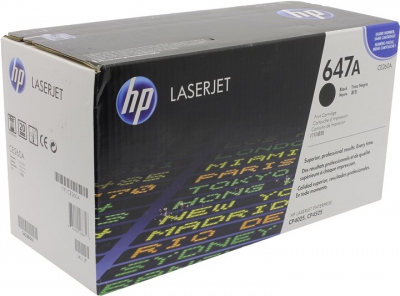   HP CE260A (647A) Black  HP Color LaserJet CP4025/4525  