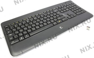   Logitech Wireless Illuminated Keyboard K800 <USB> Ergo 104+4 / <920-002395>  