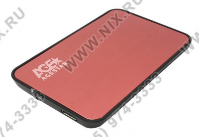 AgeStar <3UB2A8-Red>(EXT BOX     2.5" SATA  HDD,  USB3.0)  