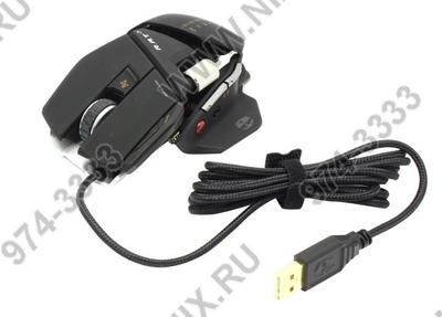  Mad Catz R.A.T.7 Laser Mouse <Black> 6400dpi (RTL) USB 8btn+Roll <-MCB4370800B2>  