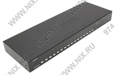  D-Link <KVM-450> 16-Port  KVM Switch  (PS/2+PS/2+VGA15pin)(+4  )  