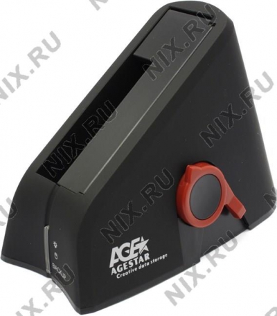  AgeStar <SUBT-Black> SATA Docking Station (   3.5"/2.5"SATA , USB2.0)  