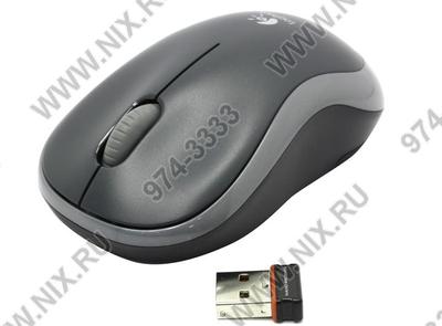  Logitech M185 Wireless Mouse  (RTL) USB  3btn+Roll  <910-002238>  