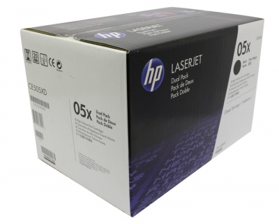   HP CE505XD (05X) Dual Pack Black  HP LaserJet P2055  (  )  